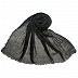 Plain stole in crinkled cotton fabric - Dark grey Plain stole in crinkled cotton fabric - Dark grey